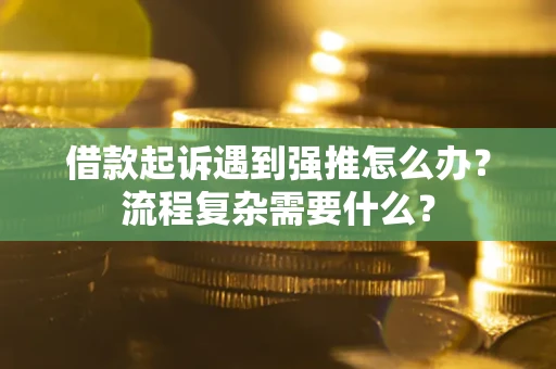 北京借款起诉遇到强推怎么办？流程复杂需要什么？