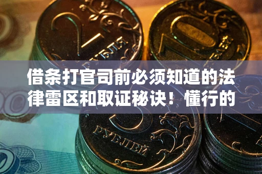 北京借条打官司前必须知道的法律雷区和取证秘诀！懂行的人已经留好这些证据